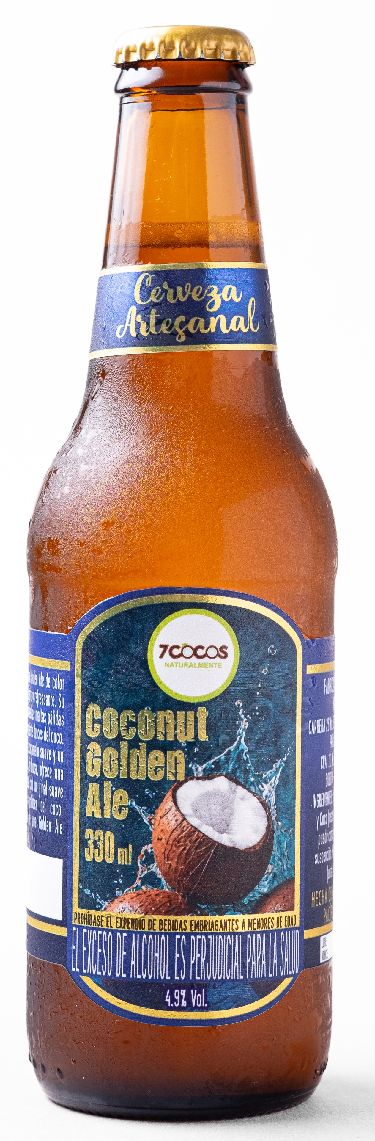 Cerveza de Coco<br><small><small>Tipo Ale - </small></small><span class="etiqueta-pack">330ml</span>